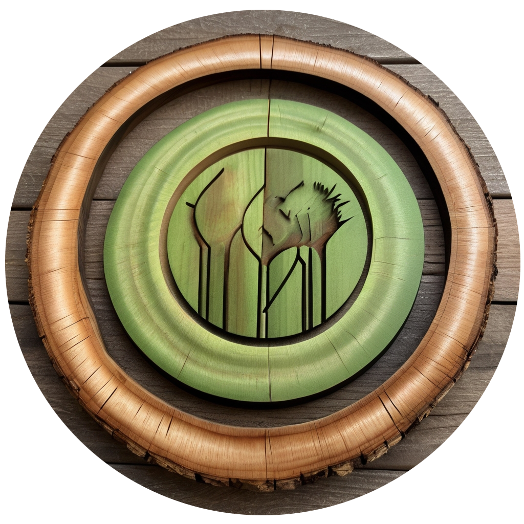 The Green Woodwright Logo